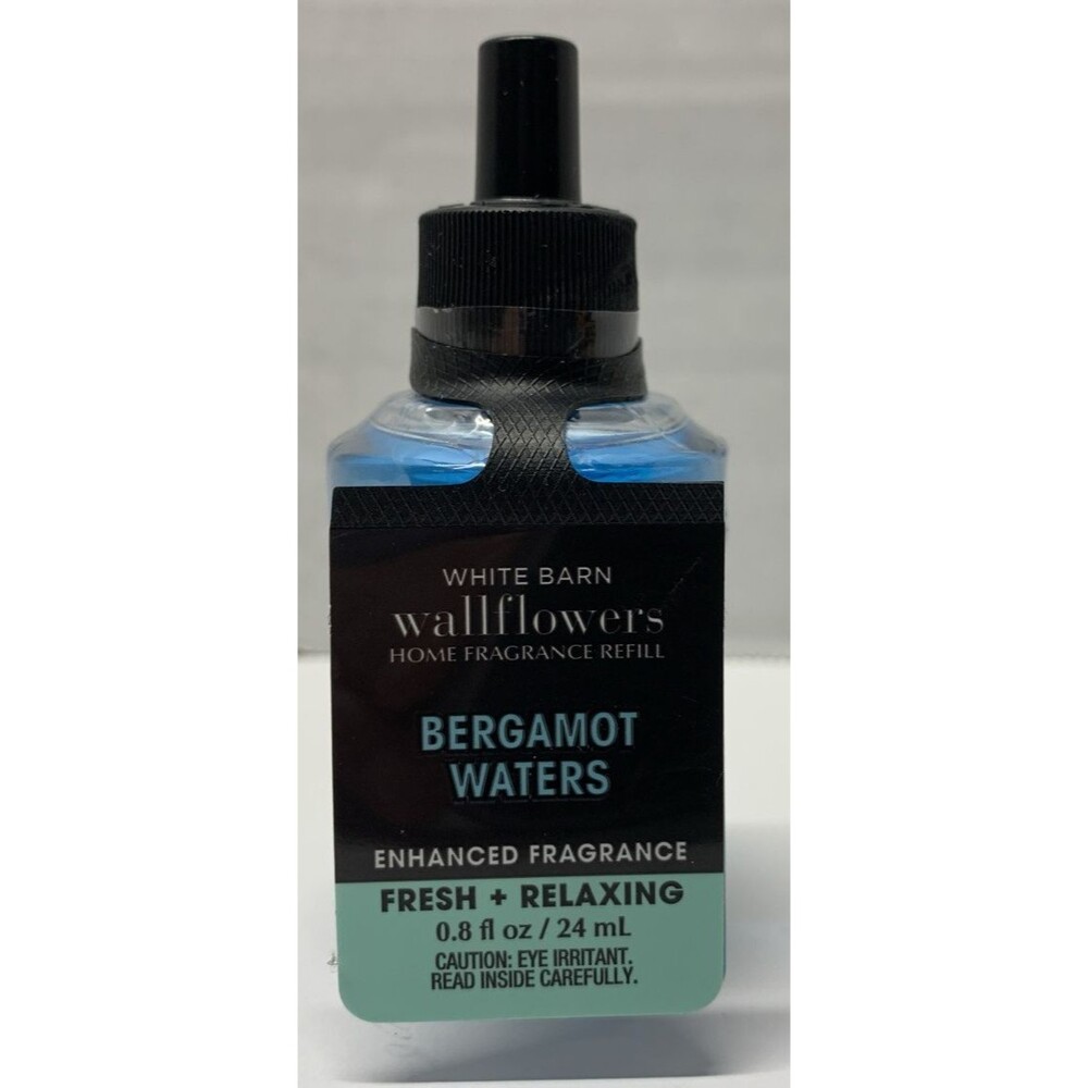 White Barn Wallflowers Home Fragrance Refill BERGAMOT WATERS New & Sealed - Picture 1 of 2